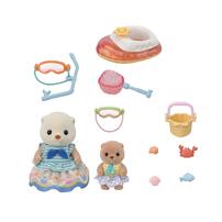 Sylvanian Families Sea Otter Sisters-Splashy Snorkel Set 5804