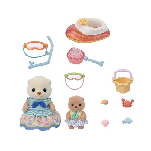 Sylvanian Families Sea Otter Sisters-Splashy Snorkel Set 5804