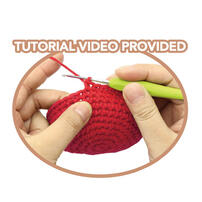 playpop Diy Crochet Keyring - Cherry