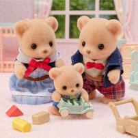 Sylvanian Families Biscuit Bear Family