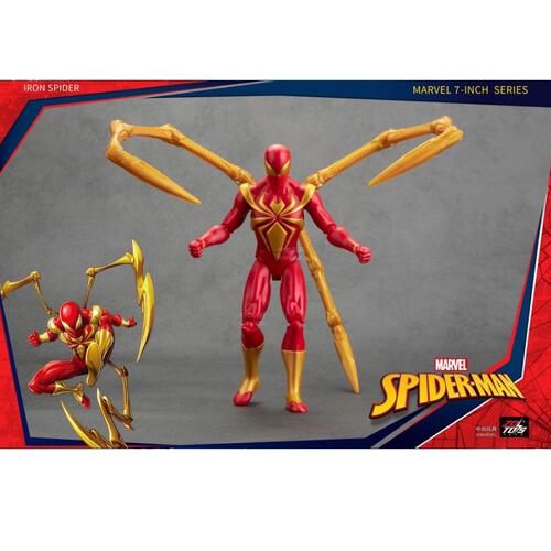 ฟิกเกอร์แอ็คชั่น ZD Toys Marvel Avengers Iron Spiderman ขนาด 7 นิ้ว