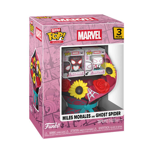 Funko Bitty Pop! Bouquet: Marvel - Miles Morales And Ghost Spider (Valentine)