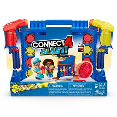 Connect 4 Blast! Game With NERF Blasters