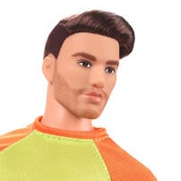 Barbie Looks Doll Ken Color Block Tee & Blue Shorts