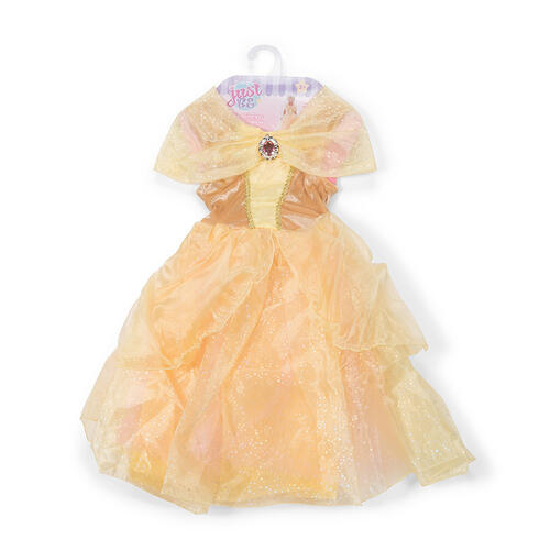 Just Be Little Princess Perfect Yellow Glitter Dress Up 