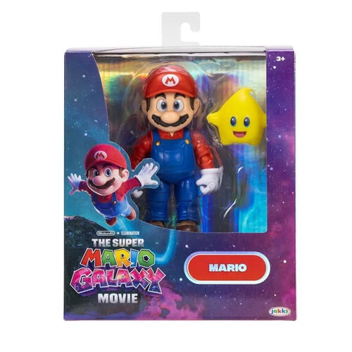 The Super Mario Galaxy Movie 5-Inch Mario Figure With Luma Star