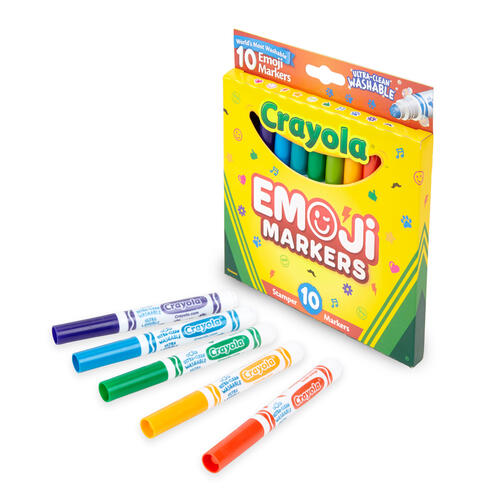 Crayola เครโยล่า สีเมจิกปั๊มลายล้างออกได้10แท่ง
