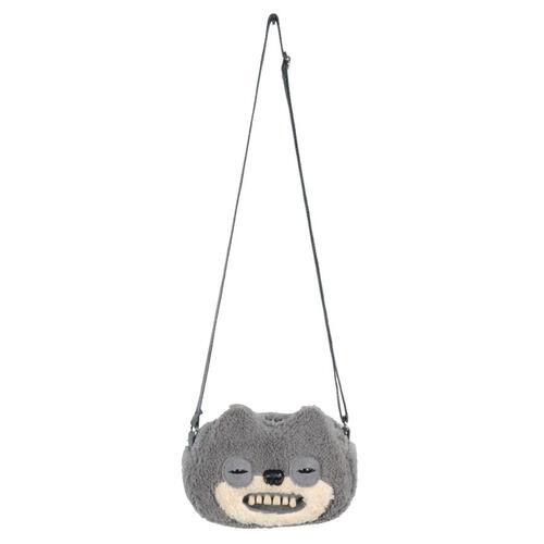 Fuggler Crossbody Bag Big Head Series - Sketchy Squirrel (Grey)