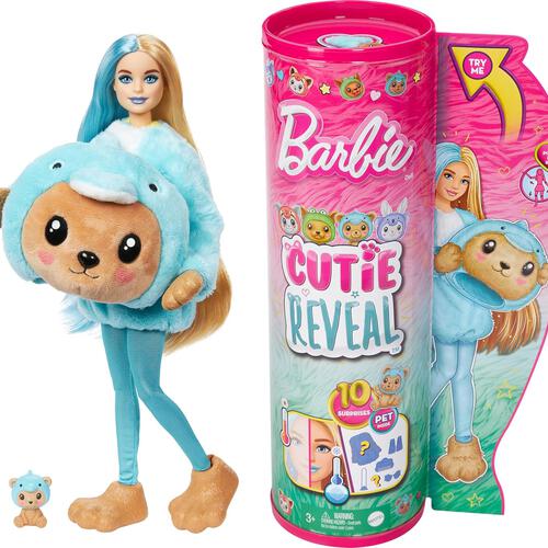 Barbie Doll Mascot Teddy Bear-Dolphin