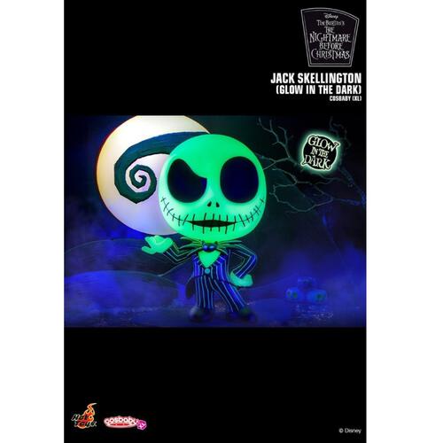 Hot Toys Cosbaby Disney The Nightmare Before Christmas - Jack Skellington Glow-in-the-Dark Figure