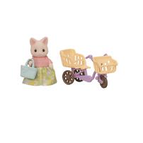  Sylvanian Families Floral Cat Mother's Bicycle Ride - 5680