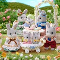 Sylvanian Families Cottontail Rabbit Family Celebration Set