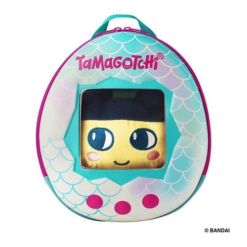 Tamagotchi Rolling Plush Toy with Backpack Set (Mametchi)