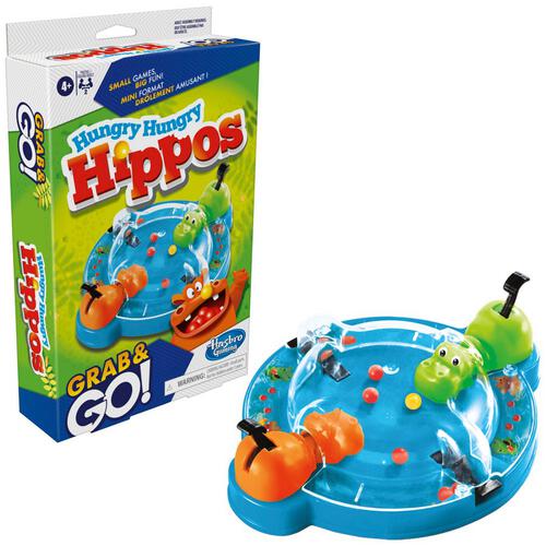 Hasbro Gaming Hungry Hungry Hippos Grab and Go