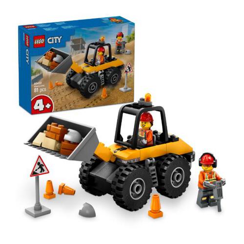 LEGO City Yellow Construction Wheel Loader 60450