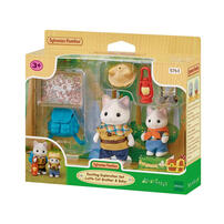Sylvanian Families Exciting Exploration Latte Cat Brother & Baby Set