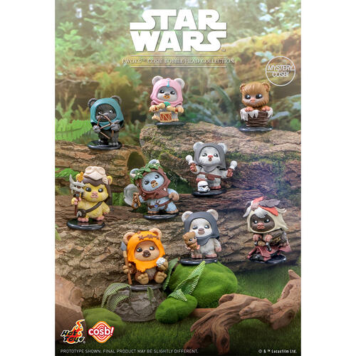 Hot Toys Star Wars Ewoks Cosbi Bobble-Head Collection Blind Box - คละแบบ
