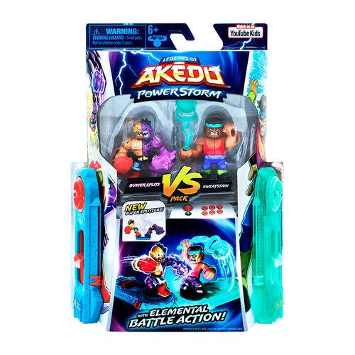 Akedo S4 Versus Pack Buster Splits Vs Sweatsta | Toys