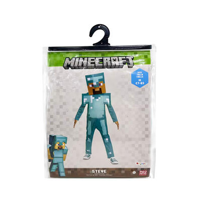 Minecraft Steve In Diamond Armor Child Costume (S)