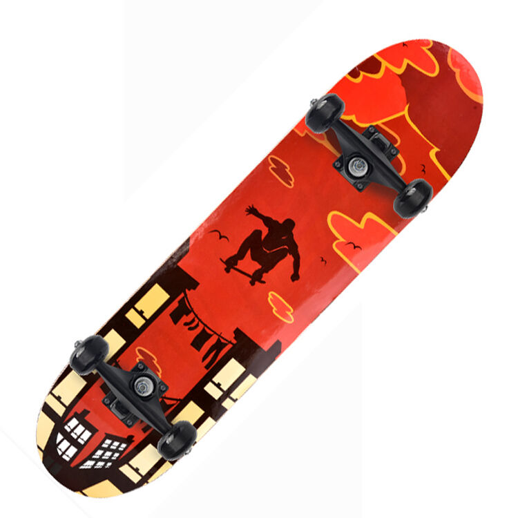 Скейтборд Seven checkered Red