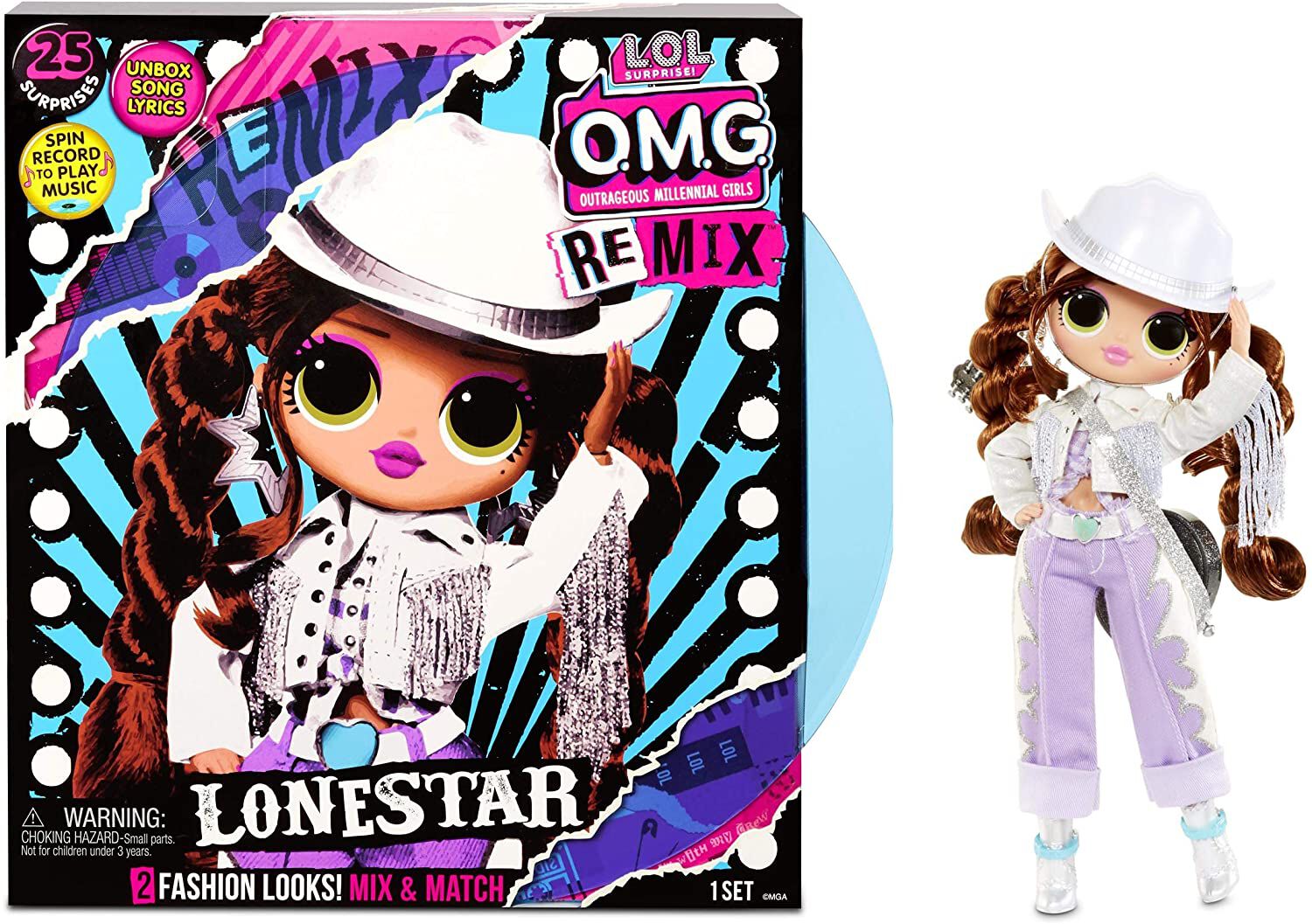 LOL Surprise OMG Remix Lonestar Fashion Doll Line Dancer Toys