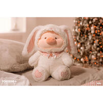 Lulu The Piggy 28cm Bunny Lulu Plush (White)