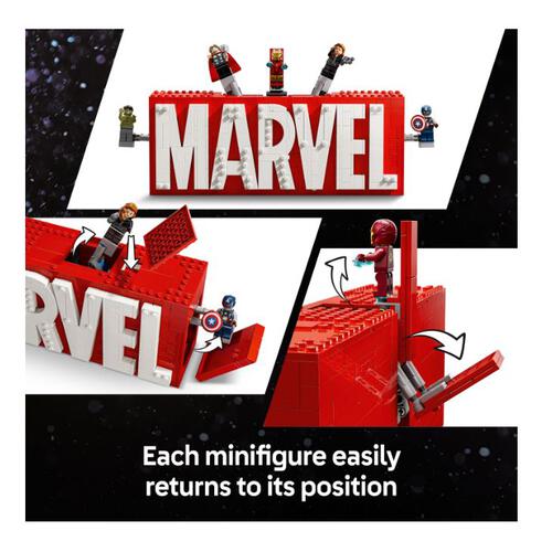 LEGO Marvel Marvel Logo & Minifigures 76313