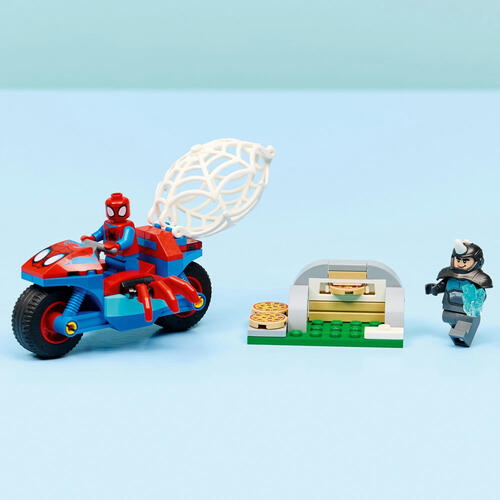LEGO Marvel Spidey Amazing Friends Spidey on his Motorcycle vs. Rhino 11206