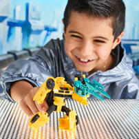 Transformers Cyberworld Armored Cyber Changers Bumblebee Action Figure