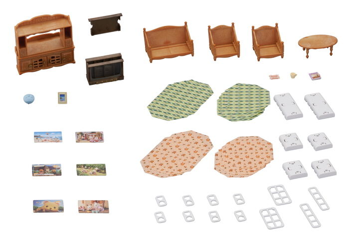 Sylvanian living room set discount