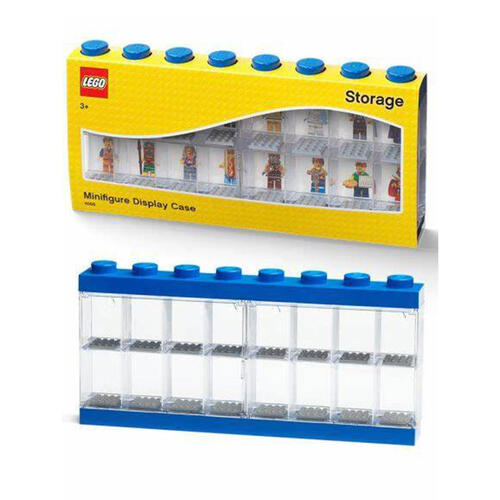 LEGO Minifigure Display Case 16 Blue LS32814