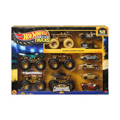 Hot Wheels Monster Trucks Trophy Champions Multipack