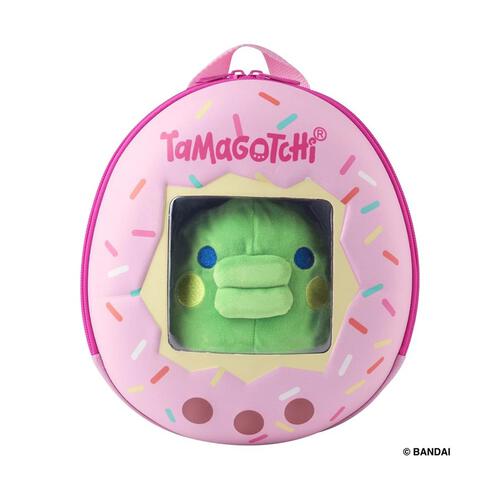 Tamagotchi Rolling Plush Toy with Backpack Set (Kuchipatchi)