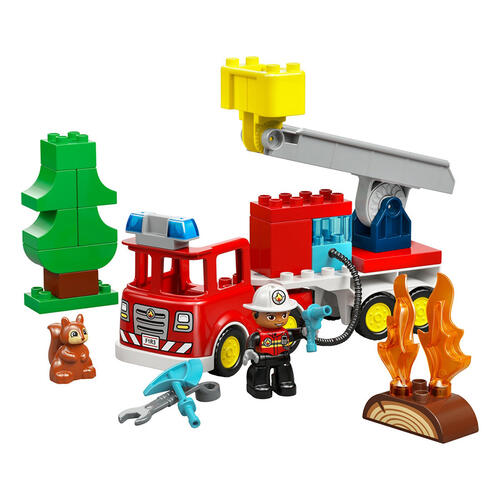 LEGO Duplo Fire Truck with Hose and Firefighter 10473