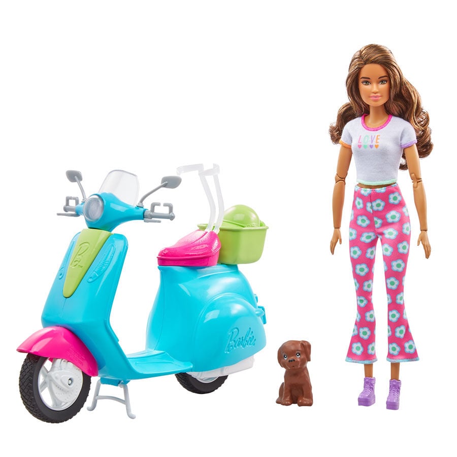 Scooter barbie doll deals