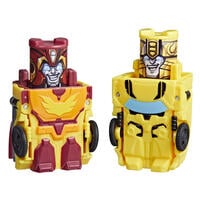 Transformers Swapticons Bumblebee and Autobot Hot Rod Mini Figures
