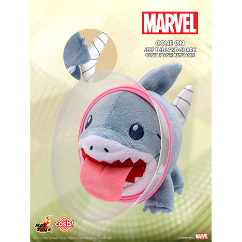 Hot Toys Jeff The Land Shark Cosbi Plush Keychain Collection - Blind Box (1Pc)