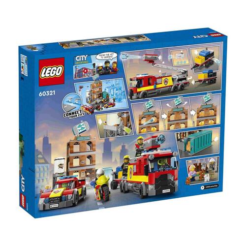 Lego เลโก้ ชุดของเล่นหน่วยดับเพลิง