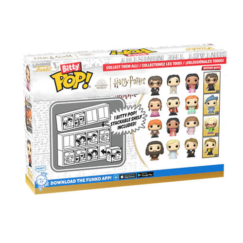 Funko Bitty POP! Harry Potter and the Goblet of Fire - Ron, Padma, Madame Maxime & Mystery Vinyl Figure 4-Pack - Assorted