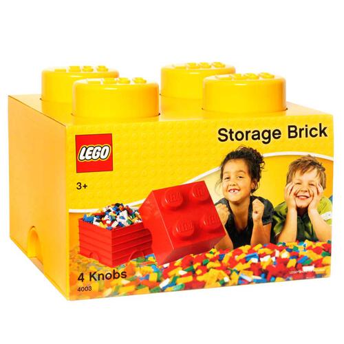 Lego Storage Brick 4 - Yellow 31732