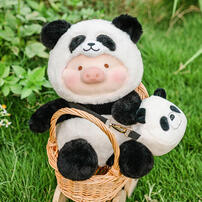 LuLu the Piggy Animal Party - Well-behaved Panda Lu Plush