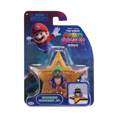 The Super Mario Galaxy Movie 1.5 Inch Wonder Bowser Jr. Figure With Star