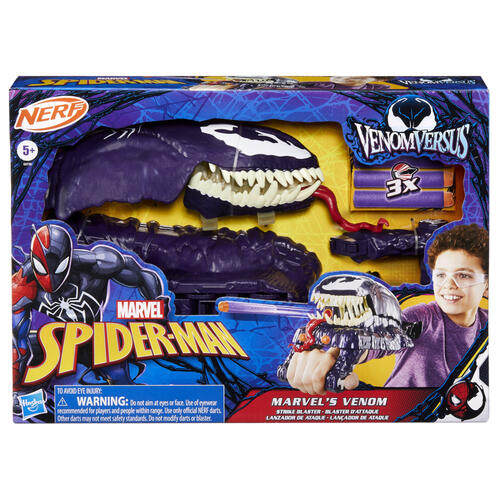 Nerf Marvel Spider-Man VenomVersus Marvel’s Venom Strike Blaster