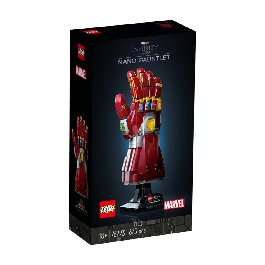 Lego iron man glove store