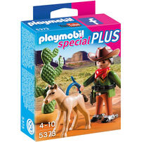 Playmobil Cowboy With Foal