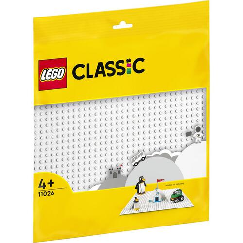 LEGO เลโก้ แผ่นฐานสีขาวคลาสสิค 11026