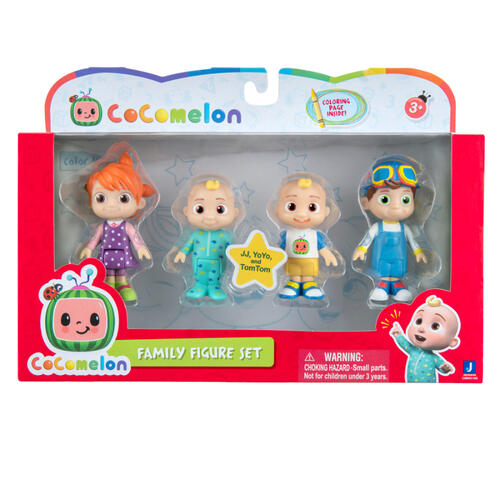 Cocomelon 4 Figure Pack Family Set