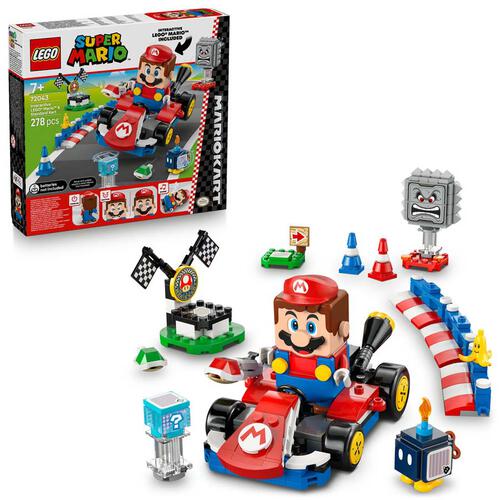 LEGO Super Mario Mario Kart – Interactive LEGO Mario & Standard Kart 72043
