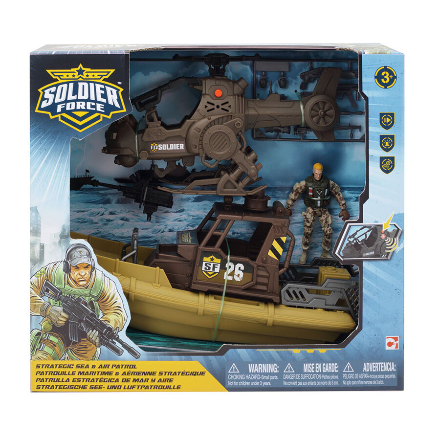 Soldier Force SOS Ocean Patrol Playset Toys