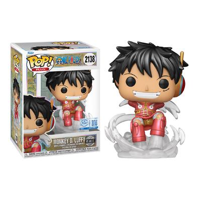 Funko POP! Plus One Piece: Monkey D. Luffy (Egghead Arc) Metallic Vinyl Figure
